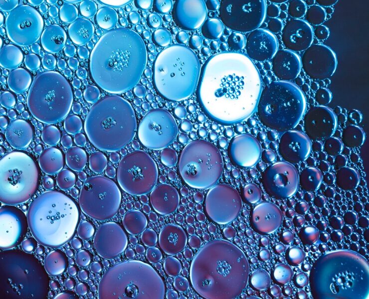 honeycomb-oil-drops-blue-hue_23-2148227025